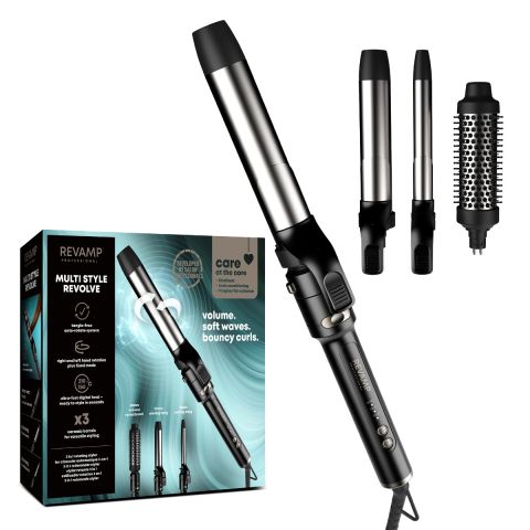 Multi-Style Revolve 3-in-1 Revolving Styler CL-3500